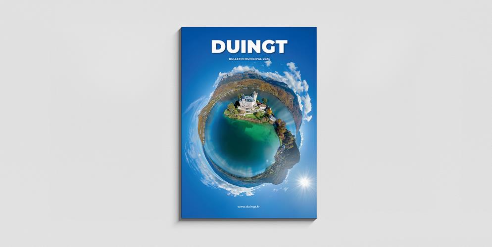 Couverture bulletin municipal de Duingt 2023