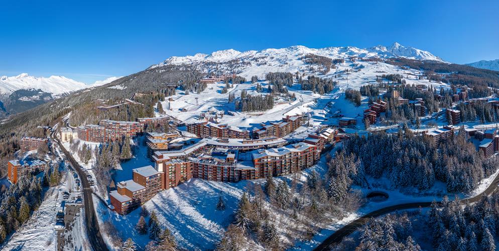 Courchevel & Les Arcs 1800 vus du ciel à 360°